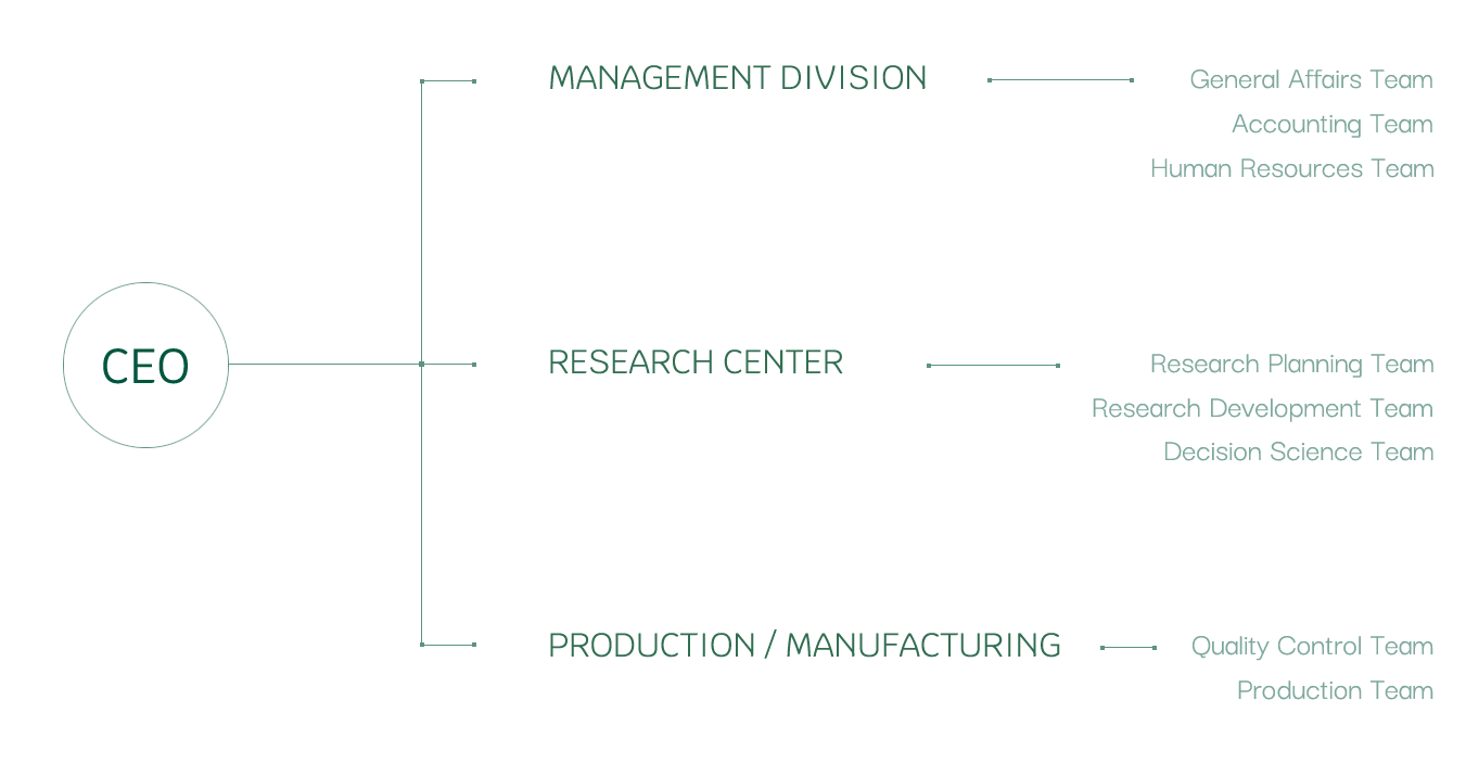 NS Vital Organization Chart